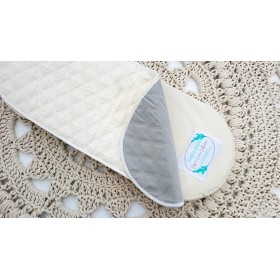 Luxury Organic Cotton Quilted Mattress Protector 72 x 40cm